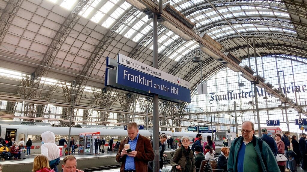ドイツ フランクフルト アム マイン中央駅
