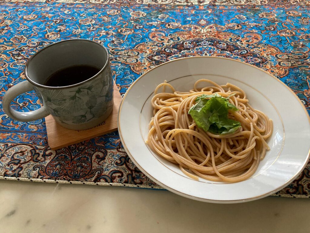 海外在住者が全粒粉パスタをそばとして食べてみた【日記ブログ】